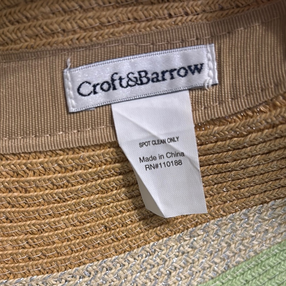 Croft & Barrow Multi-Colored Packable Wide-Brimmed Hat - Picture 3 of 6